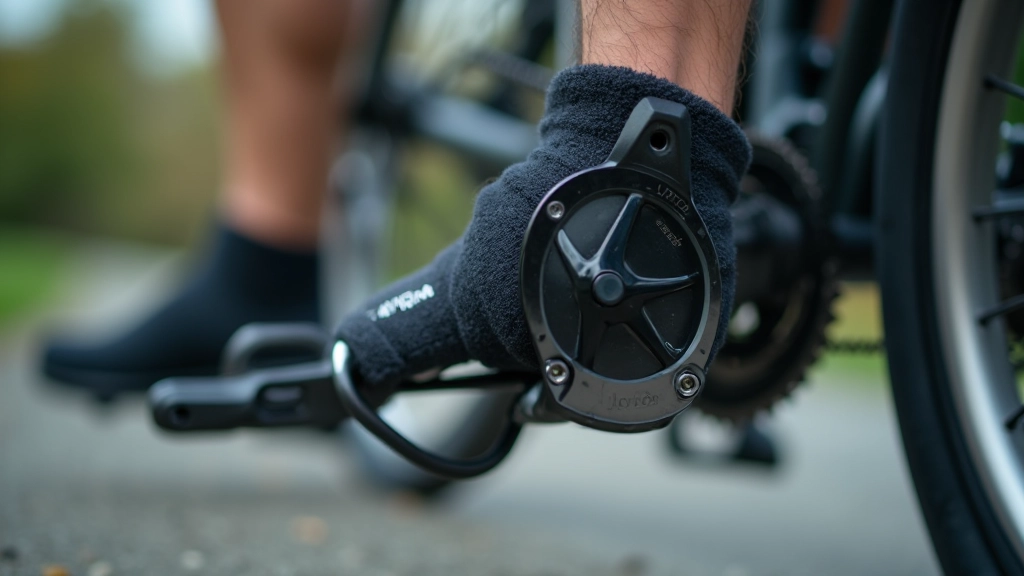 Dviračio pedalai ir krumpliai, rodantys tinkamą dişlį ir tekėjimą